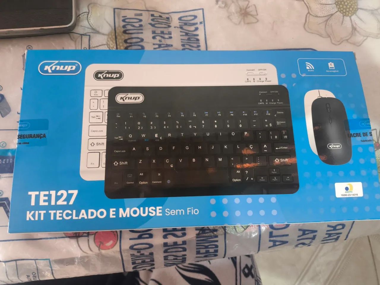 Kit teclado e mouse sem fio 