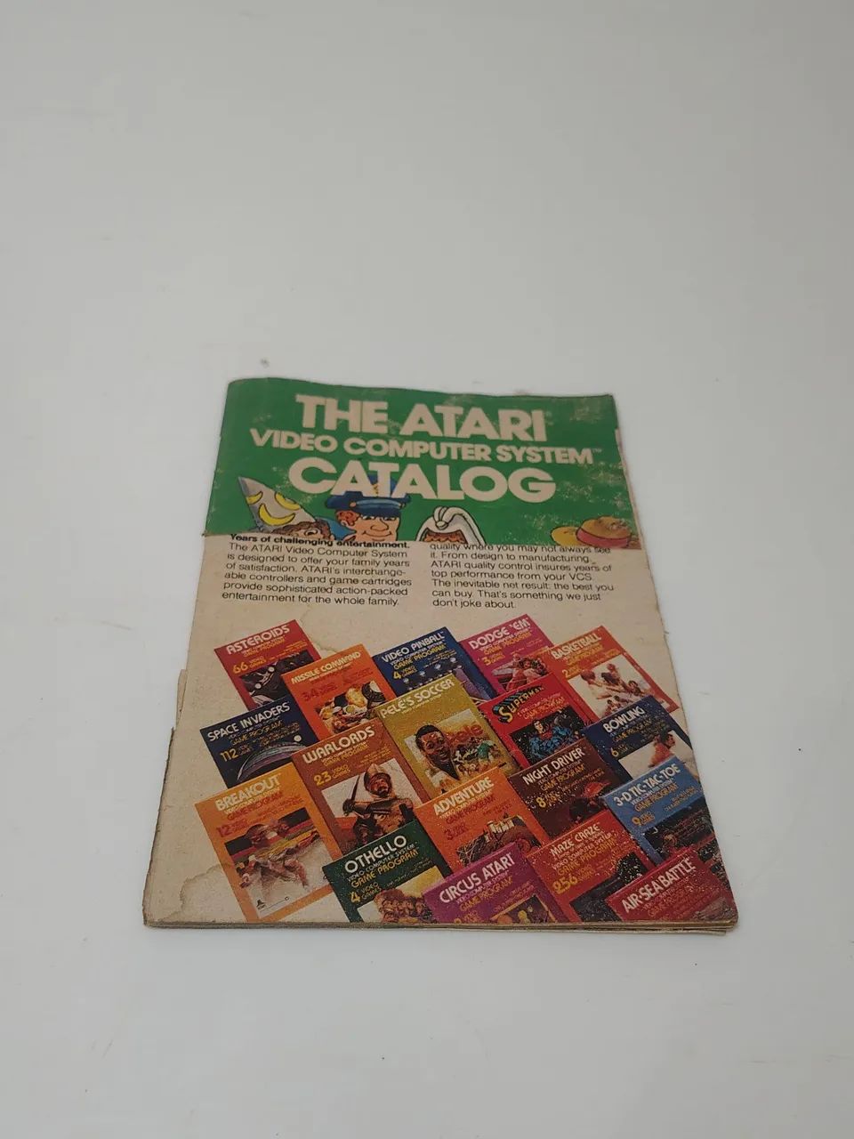 Catálogo Original Atari Ano 1981