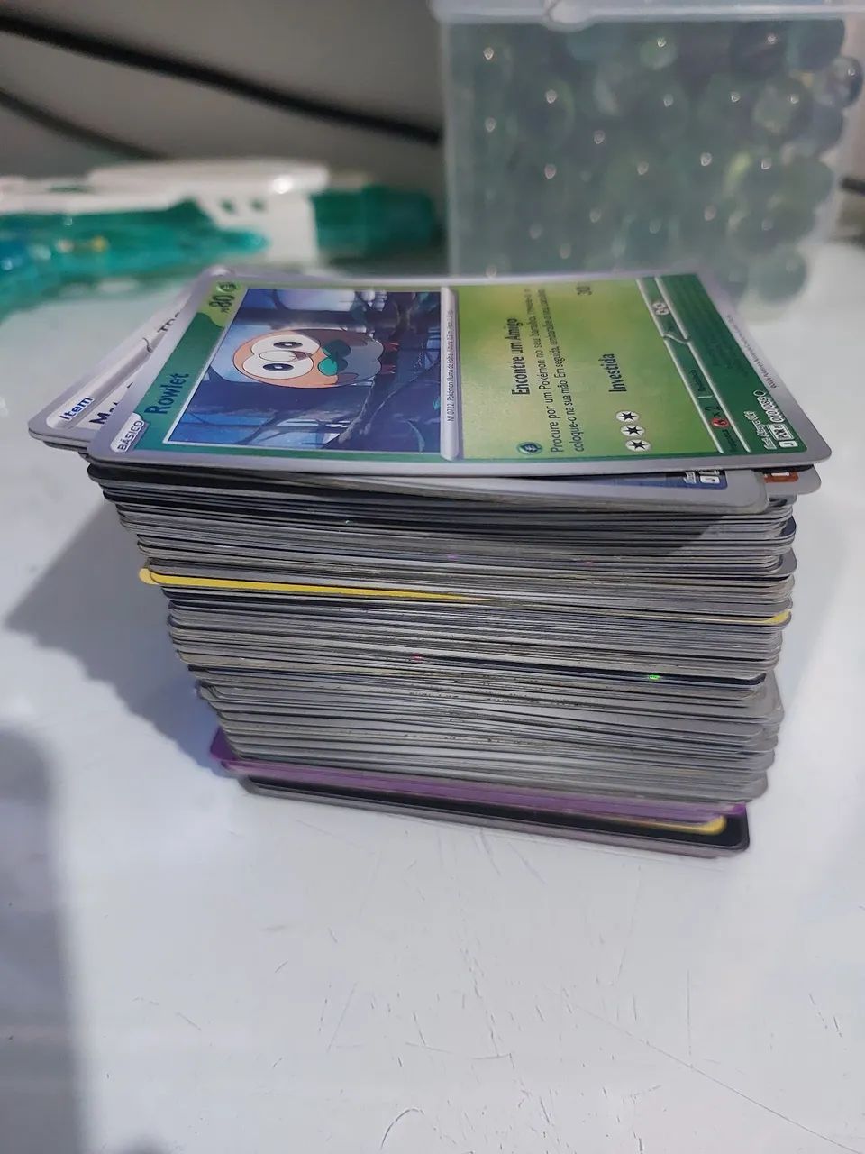Cartas Pokémon original diversas 191 cartas e 30 códigos  - Foto 4