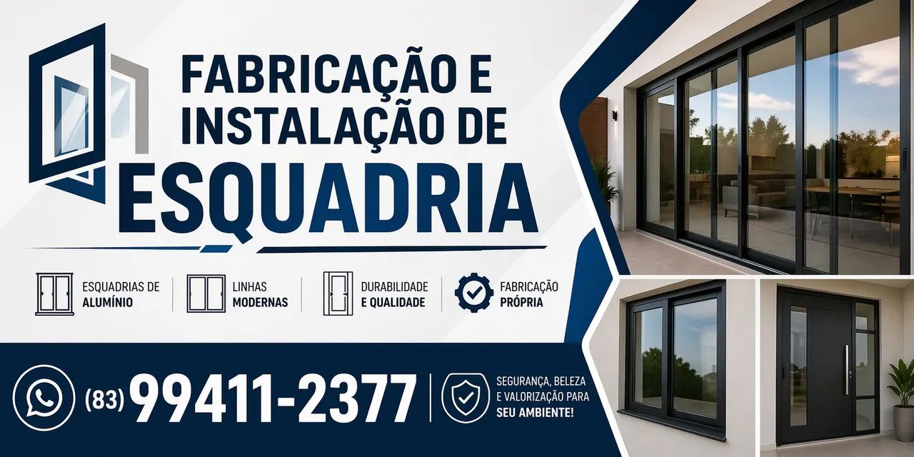 Esquadria de alumínio 