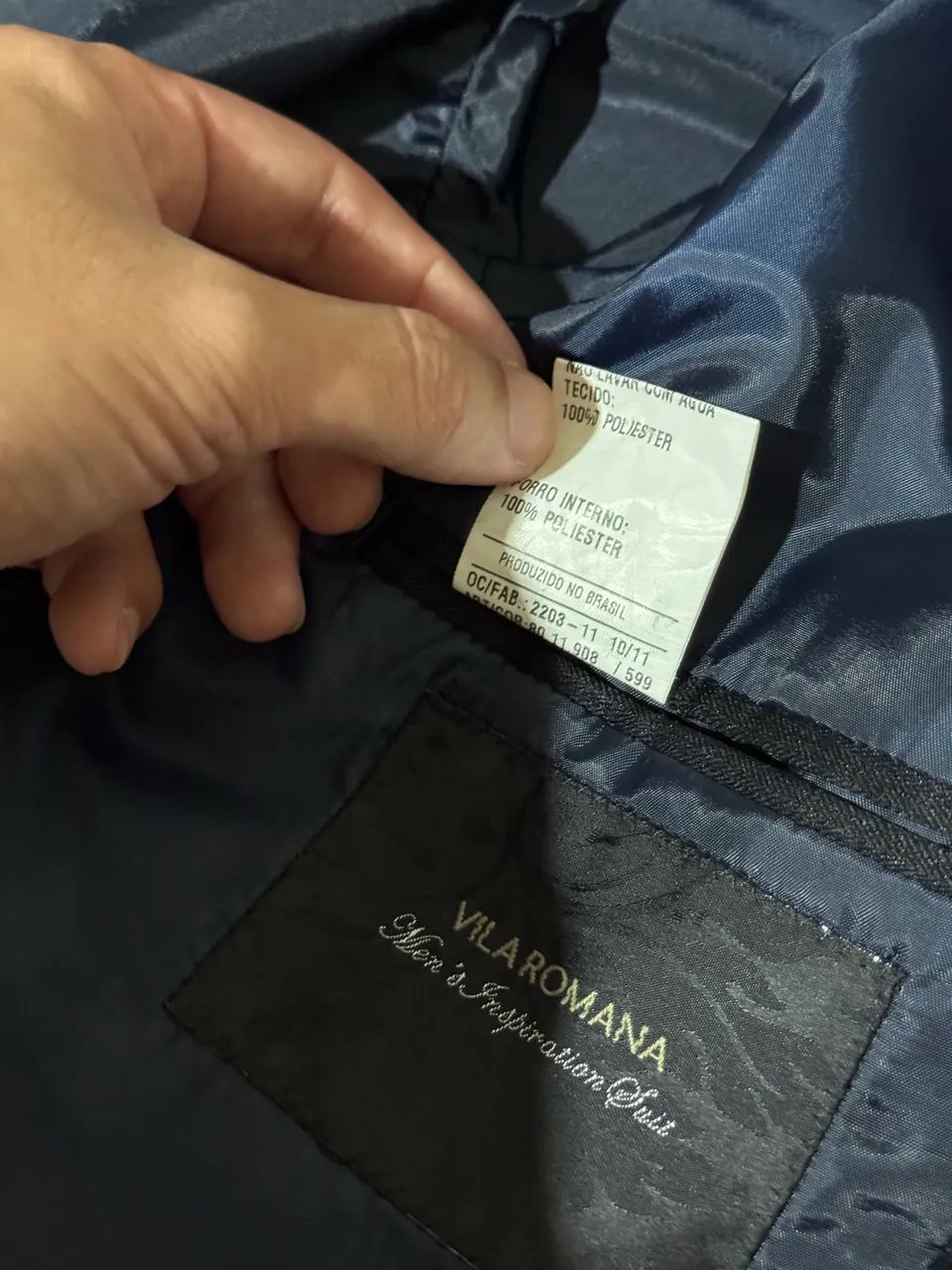 blazer masculino vila romana preto - Foto 5