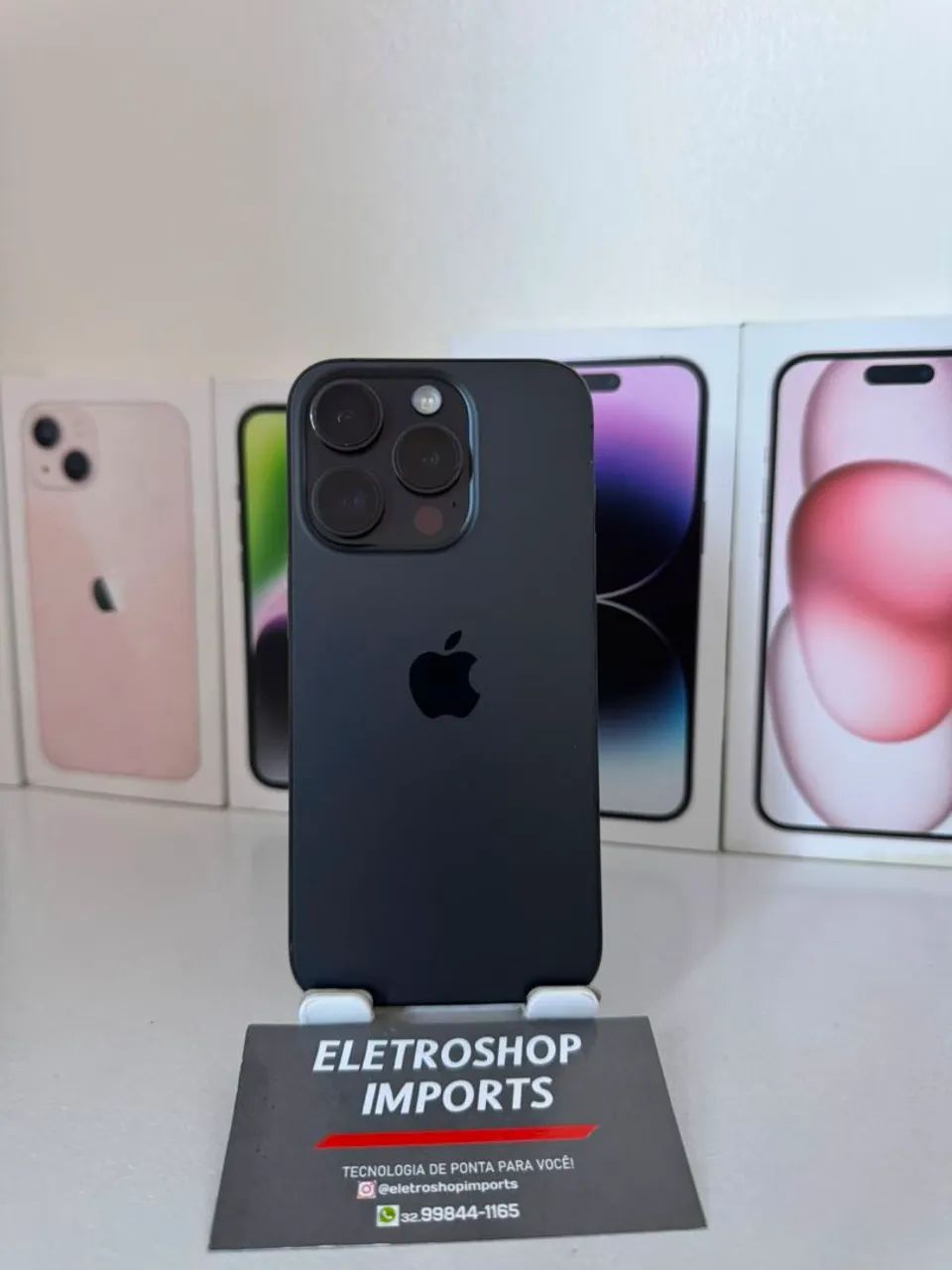 iPhone 15 Pro 128GB Titânio Black - Oportunidade  - Foto 2