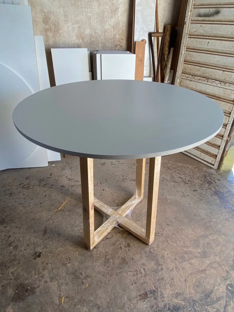 Mesa de Jantar Trançada Redonda - Foto 4