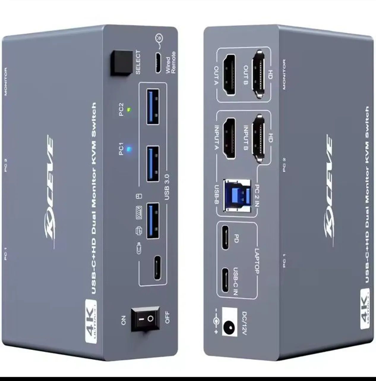 Docking Station KVM USB-C CMSTEDCD SW521 - Foto 2