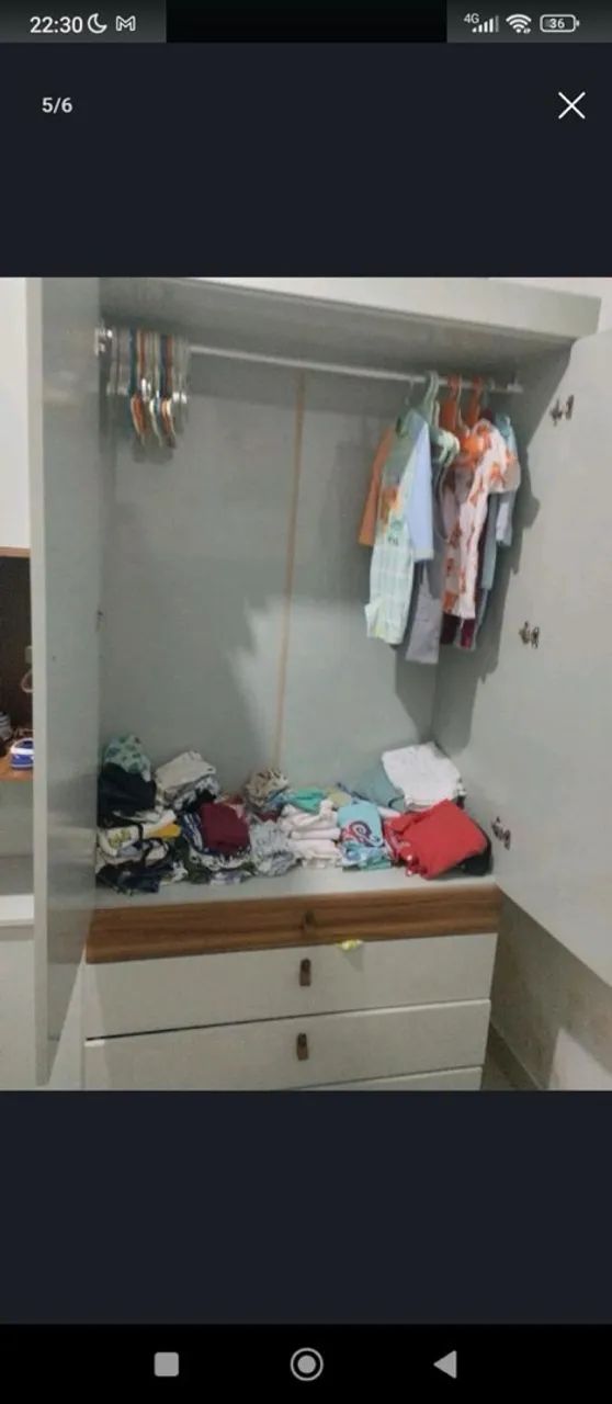 Guarda roupa usado apenas 10 meses  - Foto 3