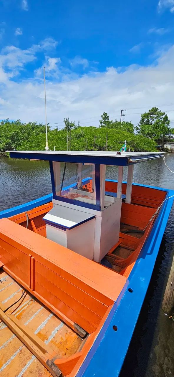 Barco bote chalupa motor mwm 4cc, envenenado 02/2026, parte elétrica nova. - Foto 8