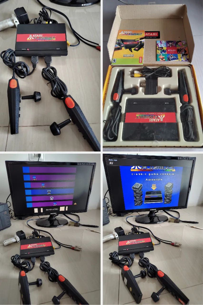 Console Atari Flashback americano original completo na caixa - Foto 5