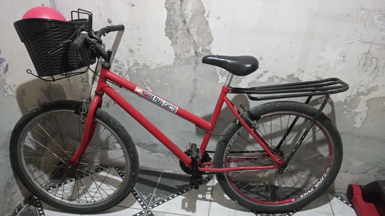 Bicicleta aro de ferro.