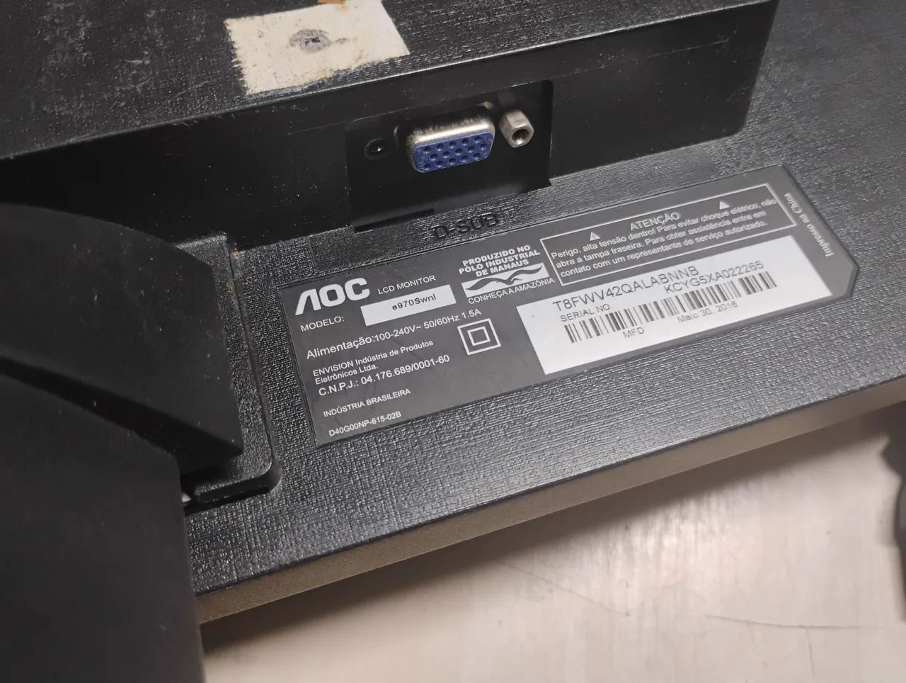 Monitor de computador 19 polegadas AOC e LG - Entrada VGA - Foto 3