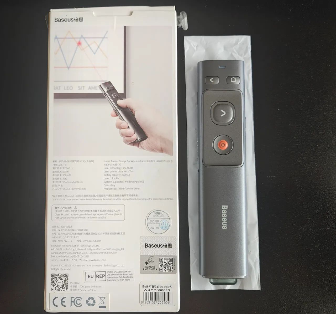 Apresentador Orange Dot wireless baseus - Foto 5