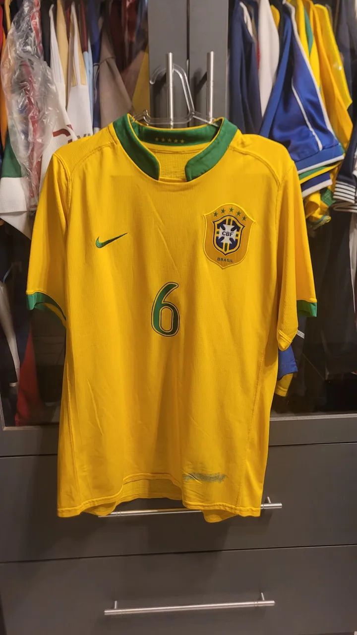 Camisa Brasil 2006 Roberto Carlos