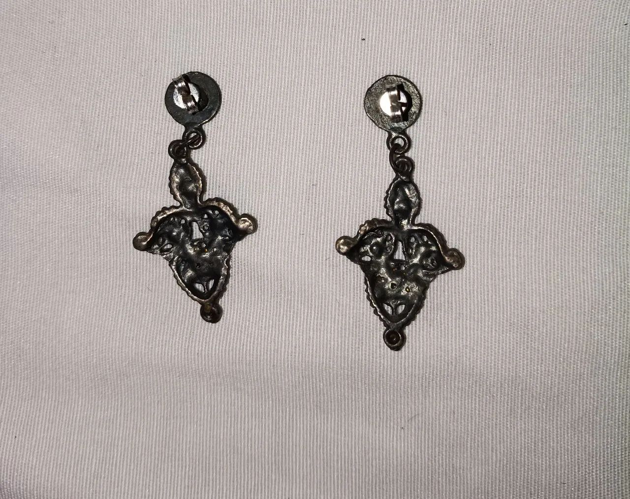 Brincos de Pedras Amarelas Dourado  - Foto 2