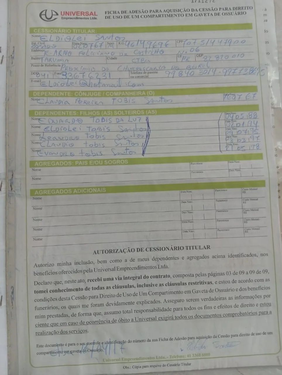 Plano funerário  - Foto 2