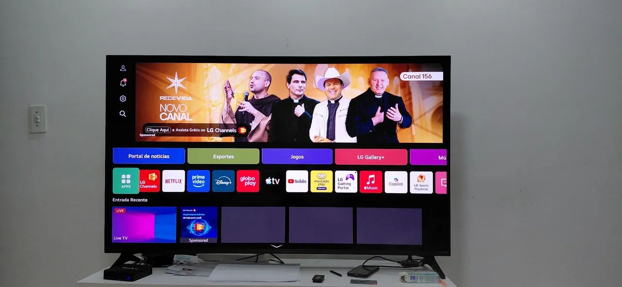 Smartv LG 55" qned