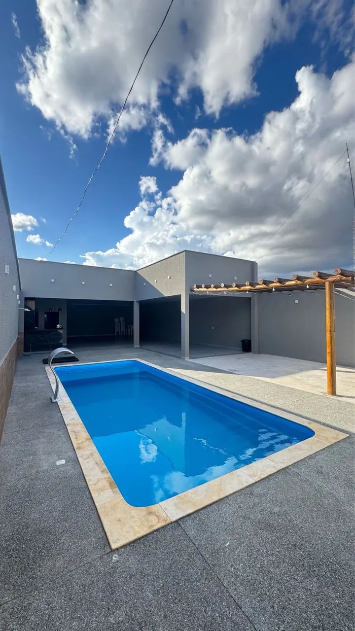 Piscina de fibra de 4 M com praia 