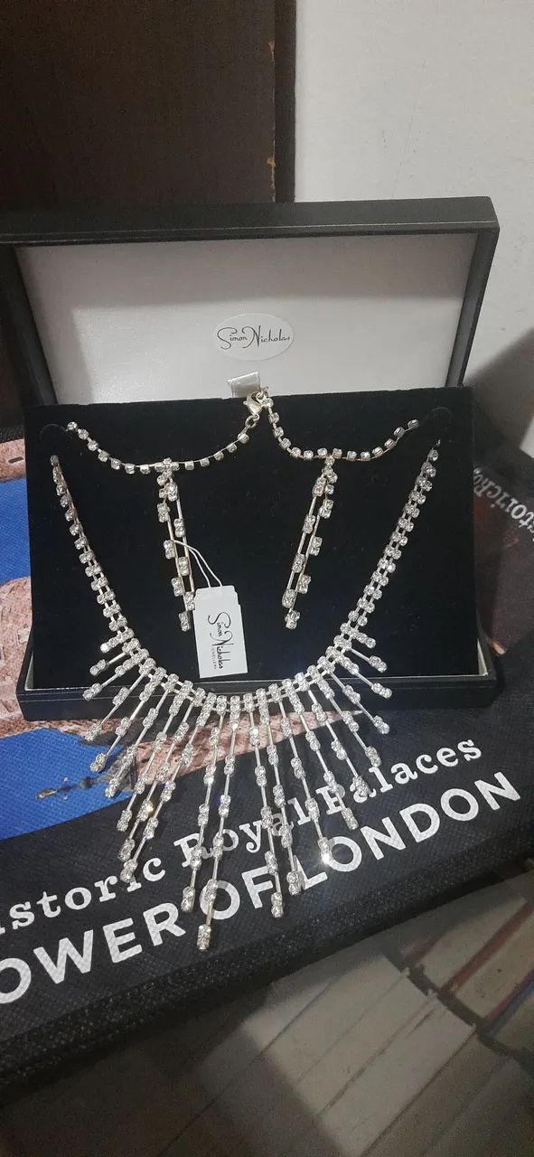 Conjunto Colar e Brincos - Jubileu de Diamante Elizabeth II - Foto 5