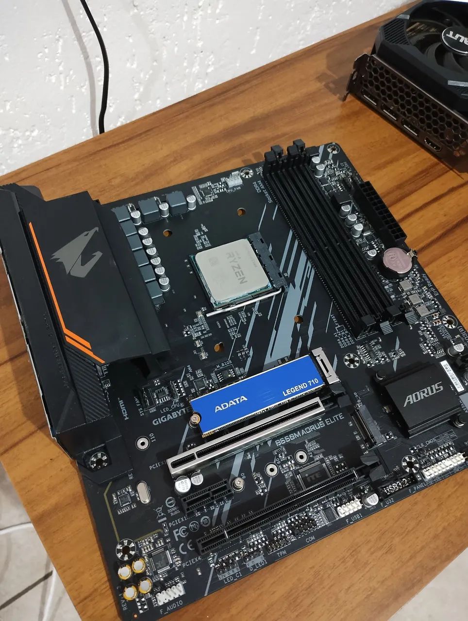 KIT AM4 PLACA MAE - PROCESSADOR RYZEN 5  - Foto 2