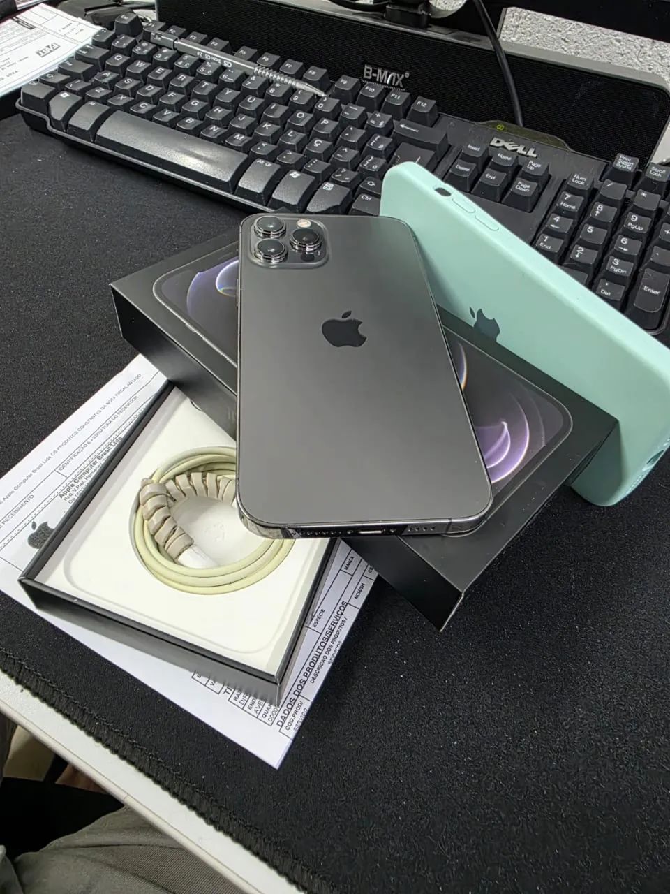 iPhone 12 Pro Max (128 GB) Grafite Perfeito Estado - Foto 4