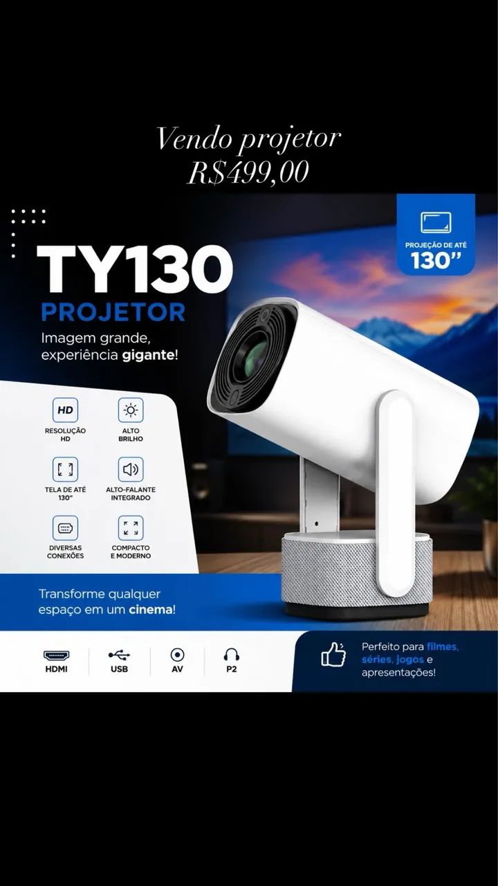 PROJETOR BASIKE TY 130