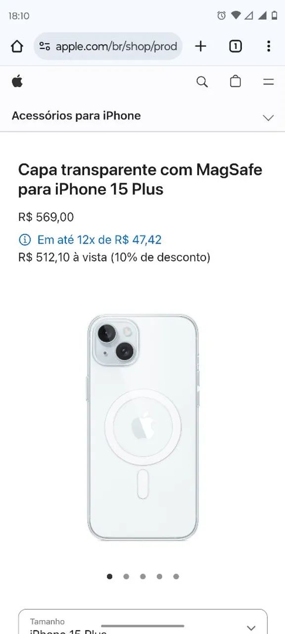 Capa magsafe  iPhone 15 Original  - Foto 2