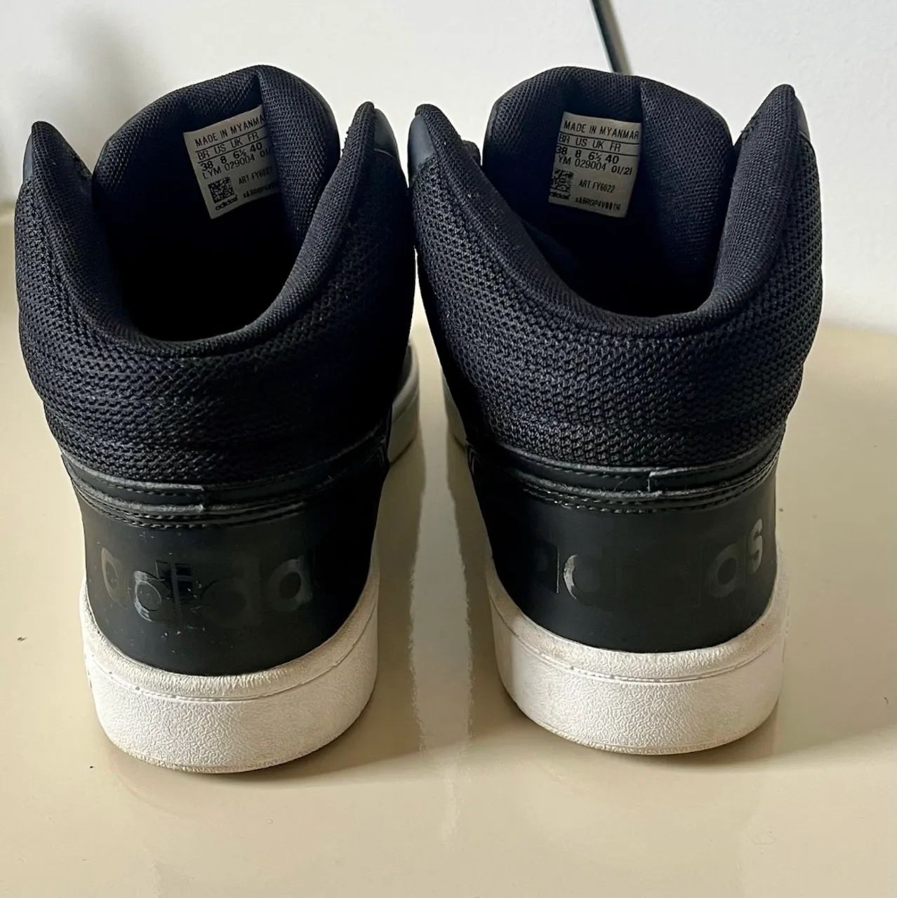 Tênis adidas hoops 2.0 mid preto  - Foto 3