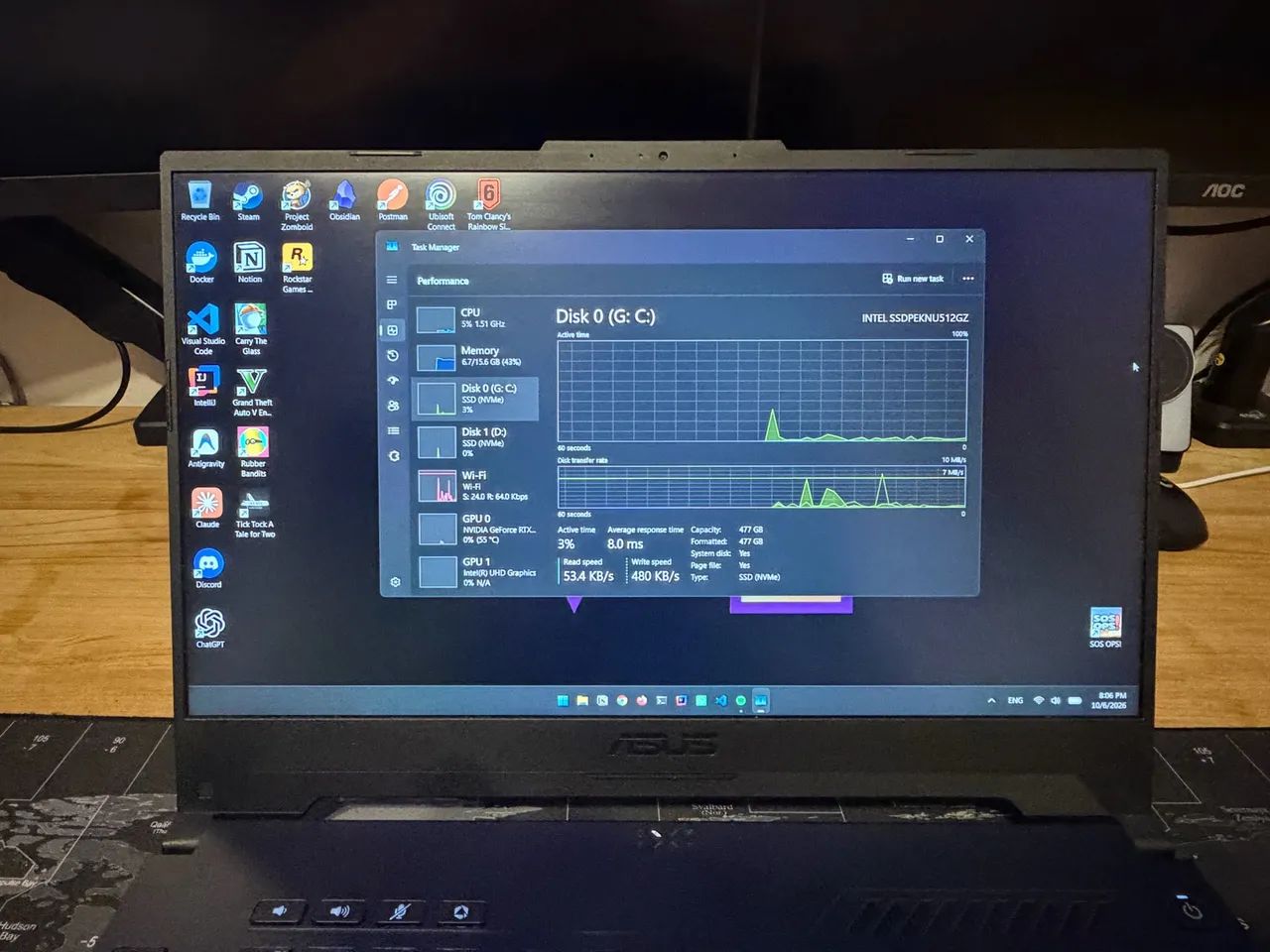 Notebook Asus tuf15 gaming  - Foto 2
