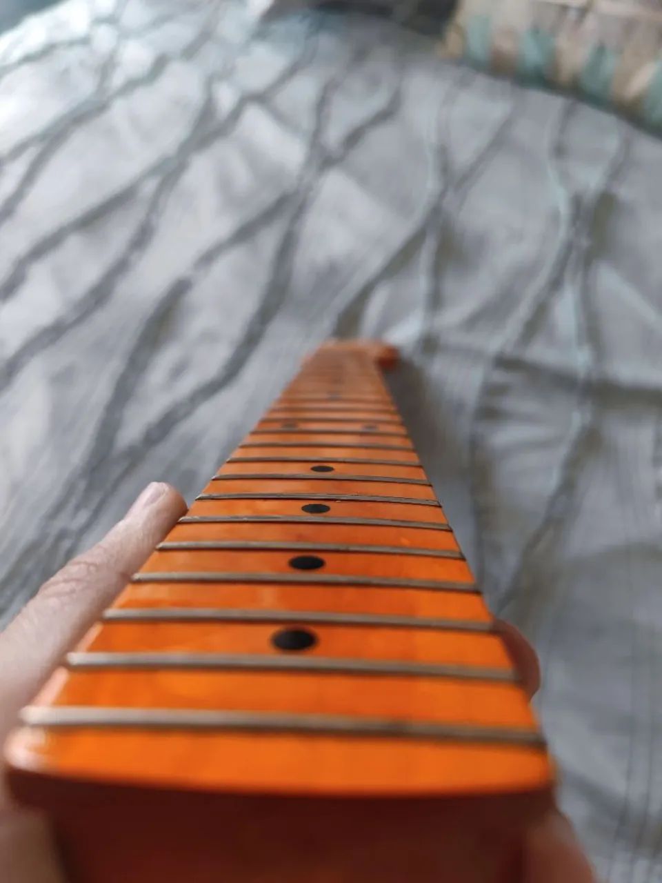 Braço de guitarra em maple destro  - Foto 3
