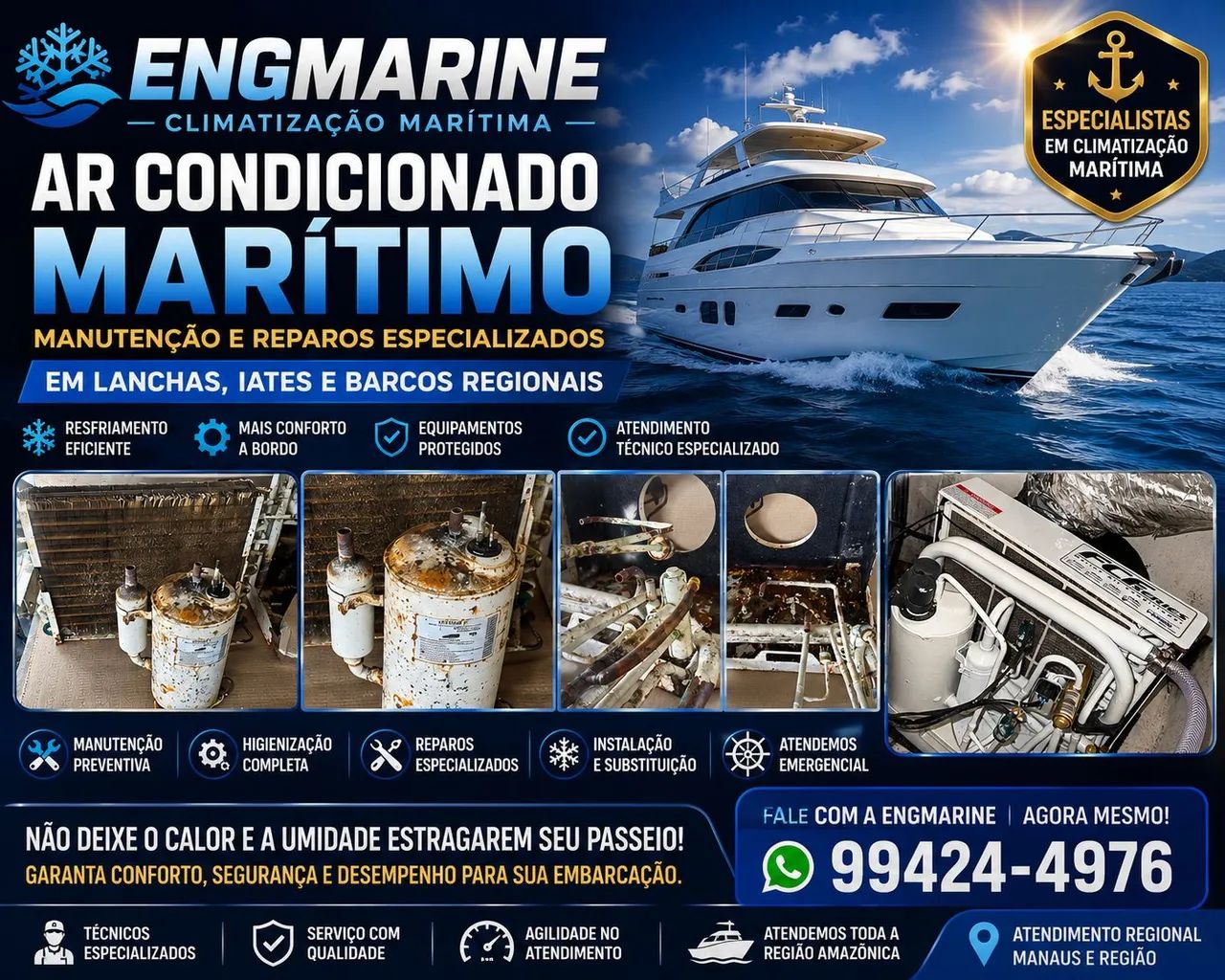 Refrigeração residencial e comercial, Orçamento grátis. 
