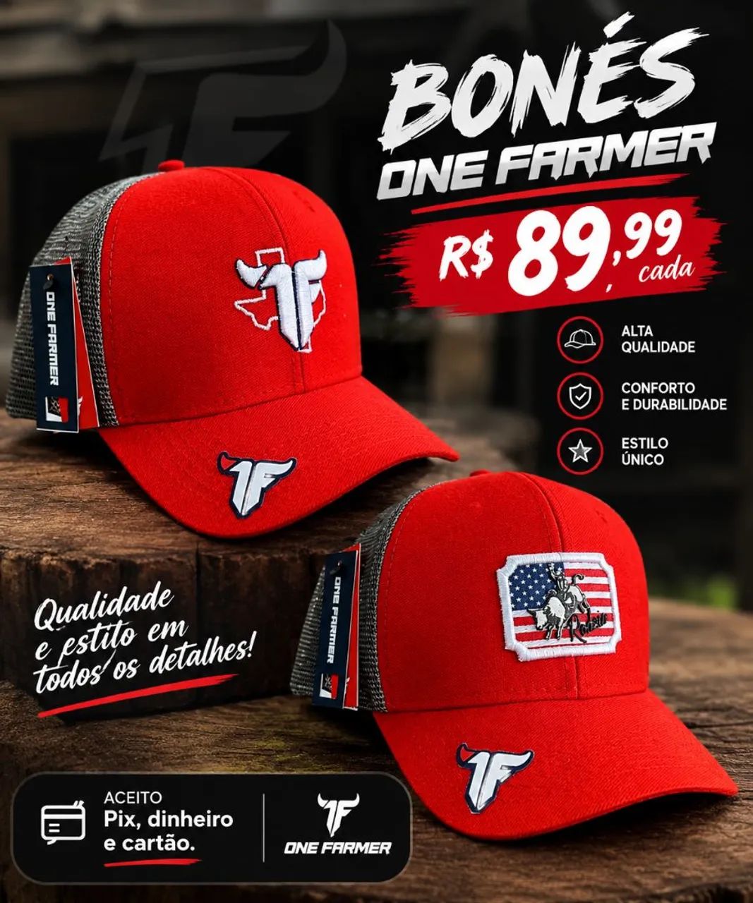 Bonés country One farmer 