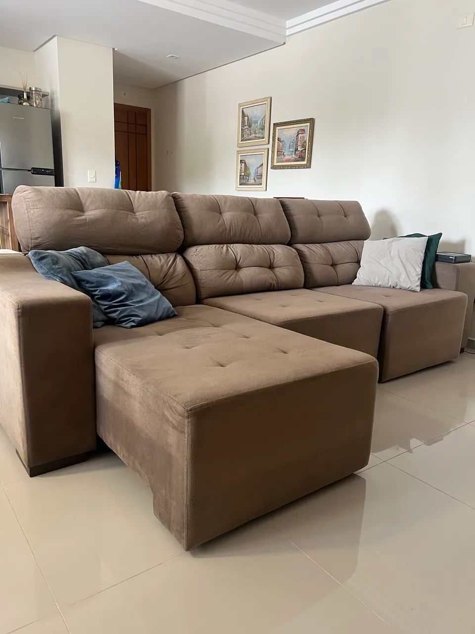 Sofá grande retrátil 