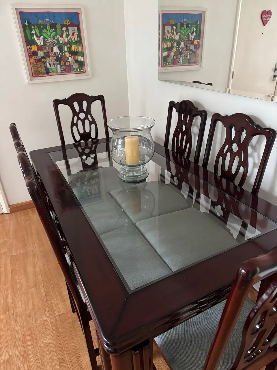 Mesa jantar com 6 cadeiras 1, 60 x 90 cm  - Foto 2