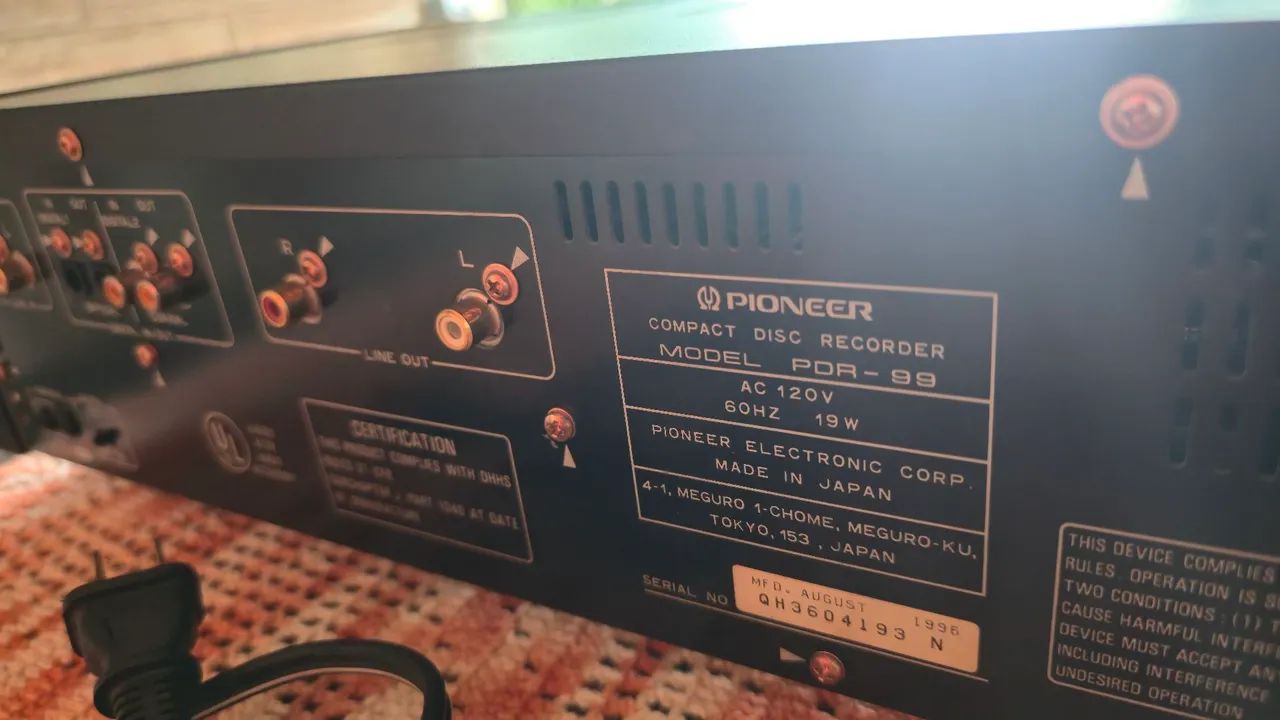 pioneer　PDR-M901 おまけ付き Gravador cd Pioneer Pdr-99 - Aparelhos de Som - Parque das