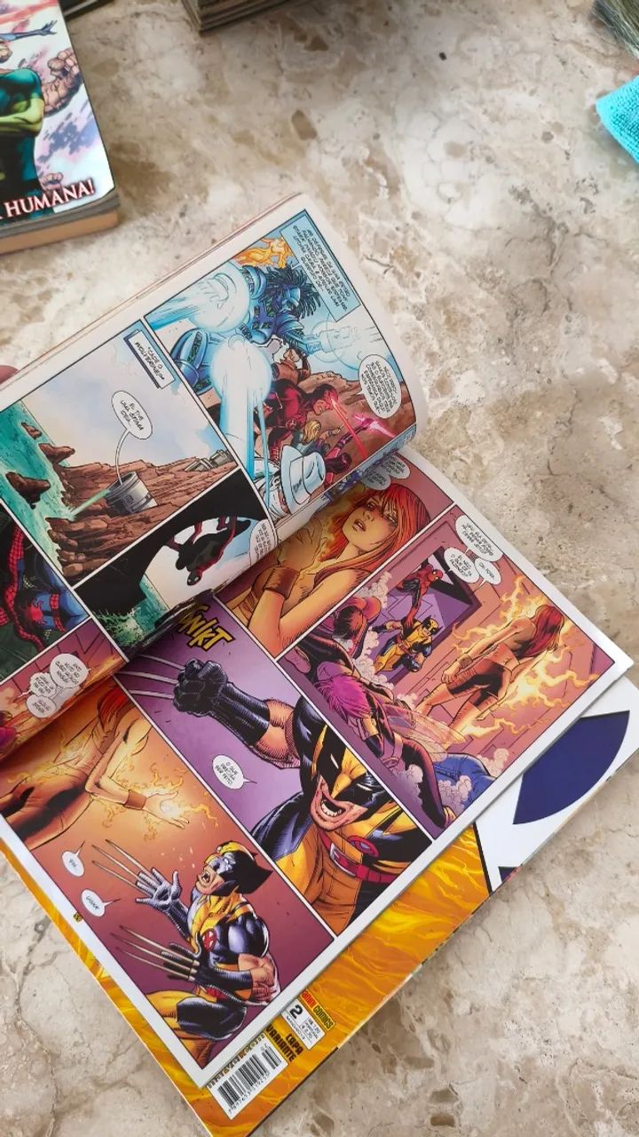 HQs Marvel Vingadores vs X-Men (1, 2, 3, 4 e 5) - Foto 3