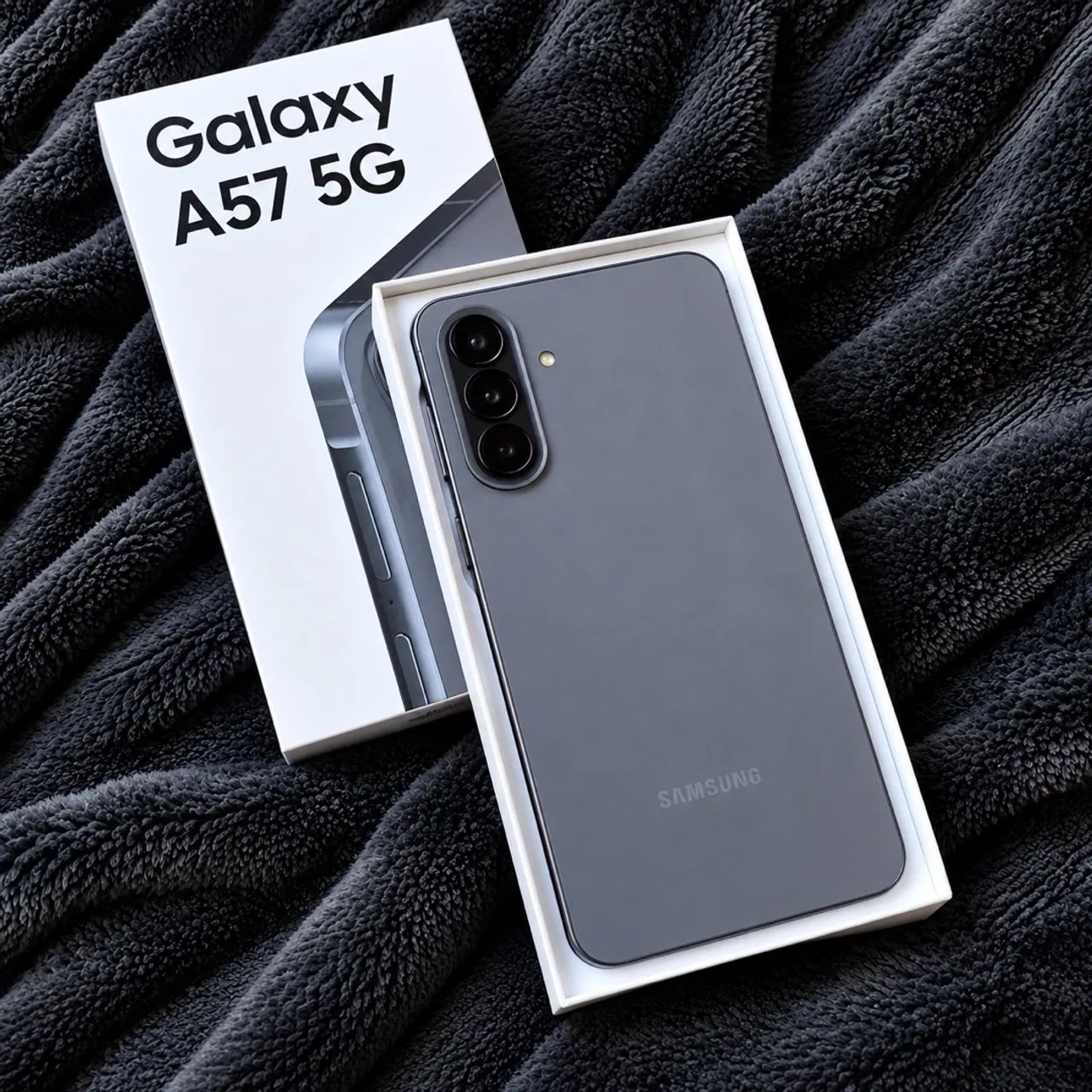 Samsung A57 cinza novo