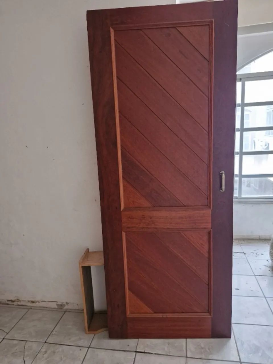 Porta de correr de madeira 