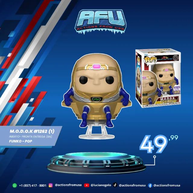 Funko POP! Ant Man And Wasp Quantumania - M.o.d.o.k #1262 
