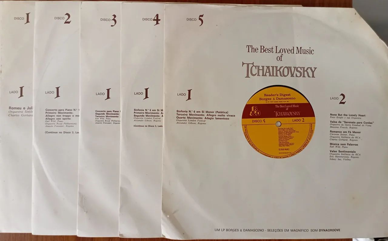 DISCO VINIL LUXO TCHAIKOVSKY - READER'S DIGEST RCA (10 LPS) - Foto 4
