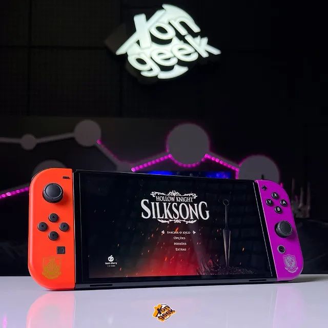 Nintendo Switch OLED Pokemon SEMINOVO | Parcele SEM JUROS! - Aceitamos OLXPAY | Garantia - Foto 3