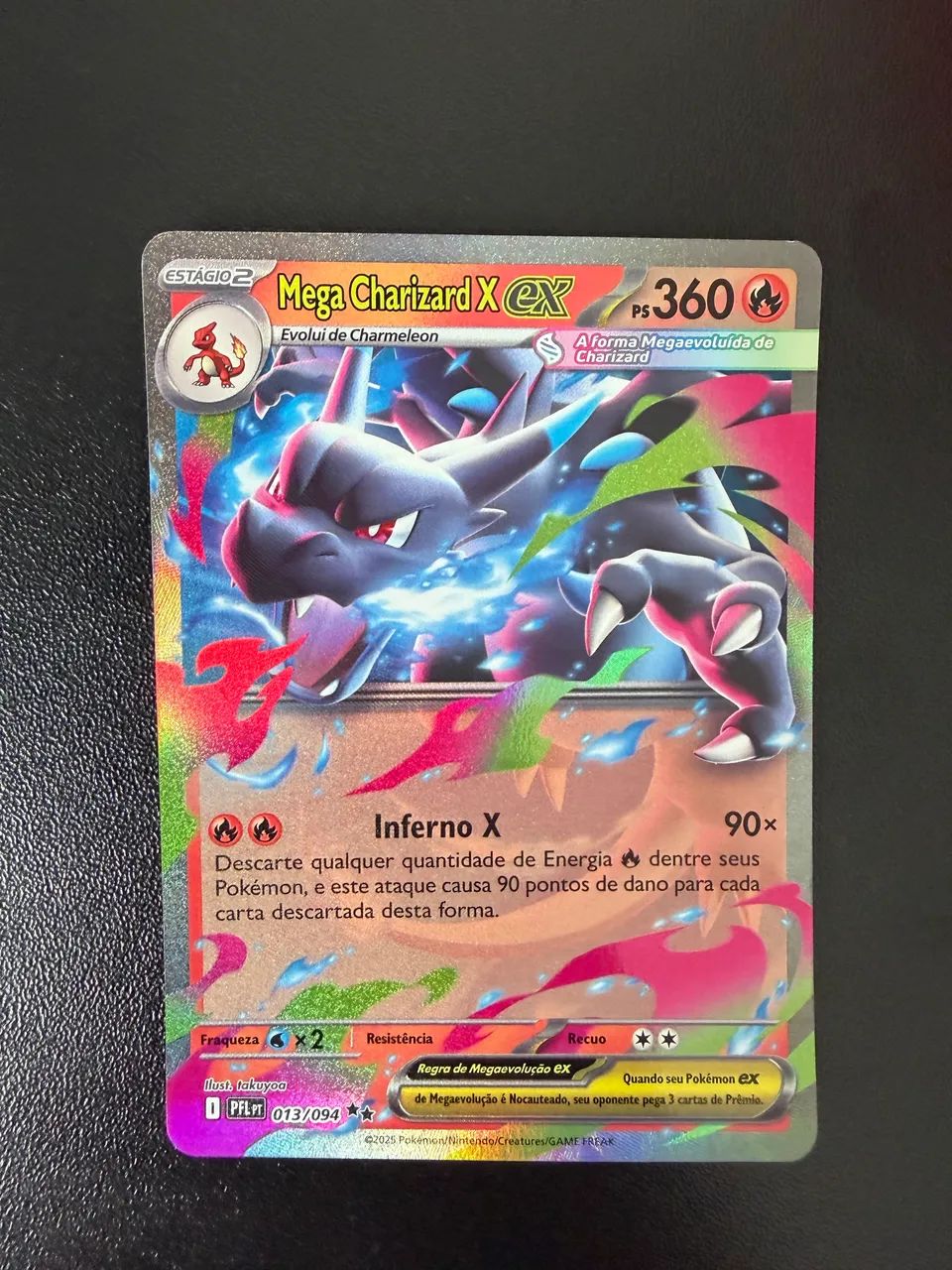 Carta Pokémon Mega Charizard X ex