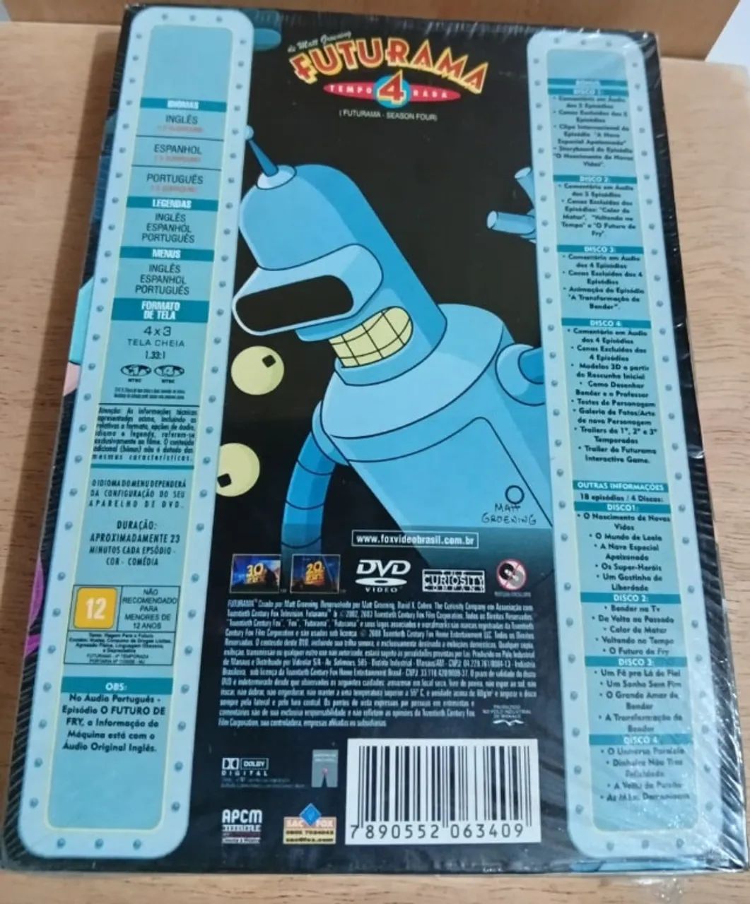 Box DVD Futurama - 4ª Temporada Completa - Foto 2