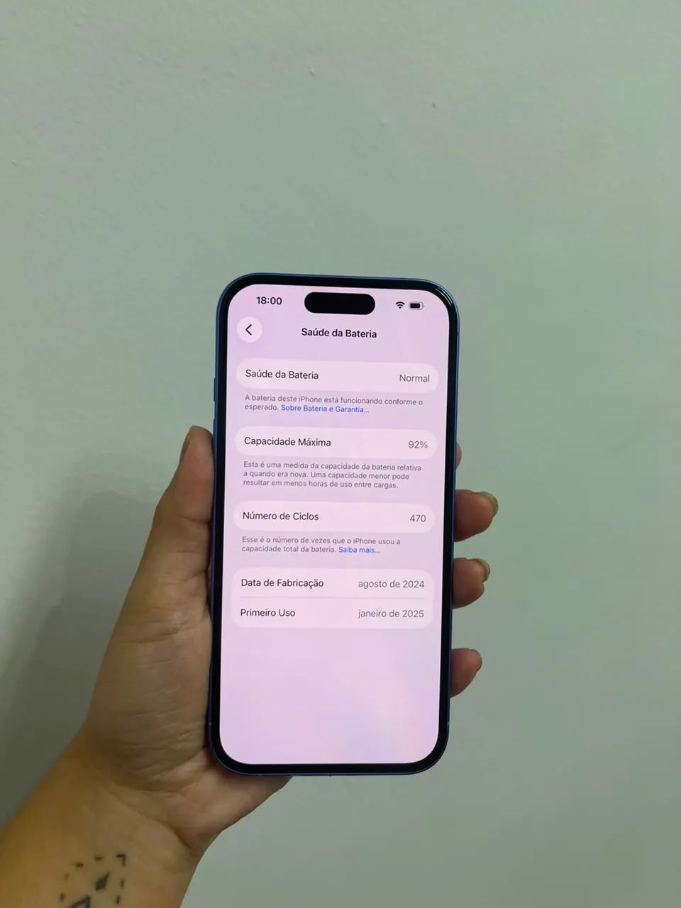iPhone 16 128GB AZUL  - Foto 5