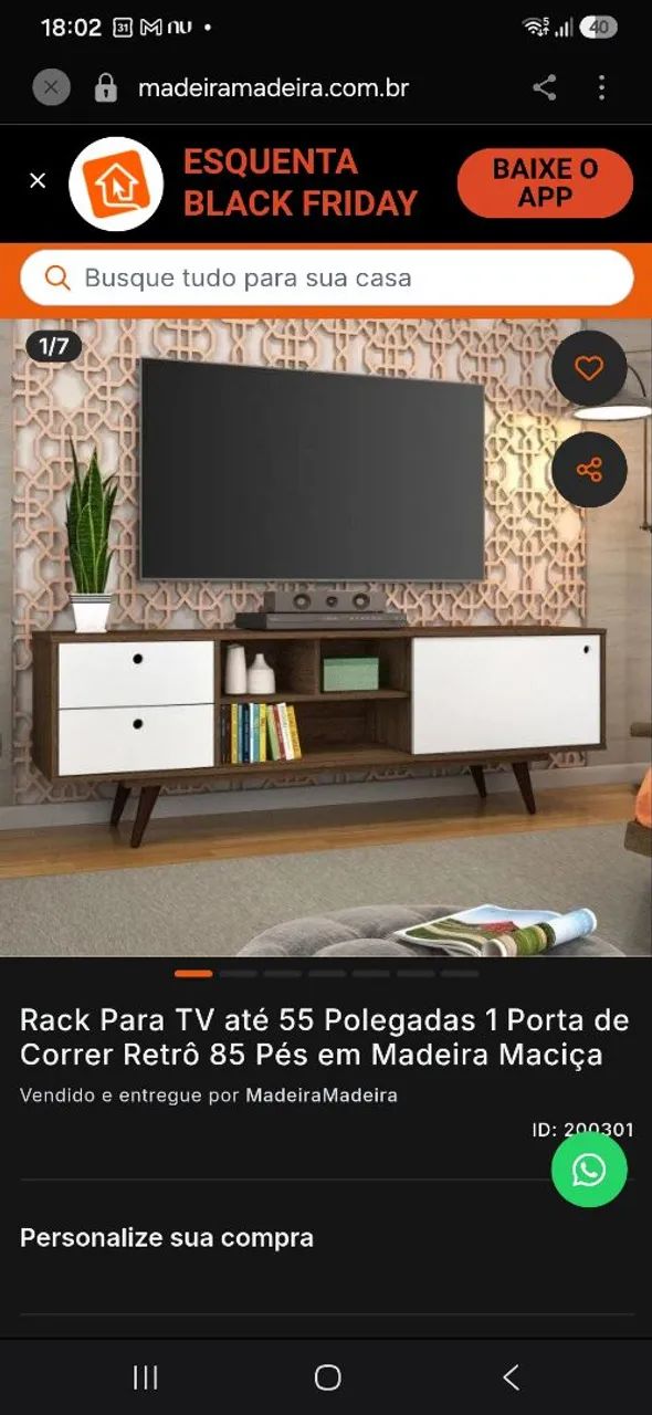 Rack para tv - Foto 3