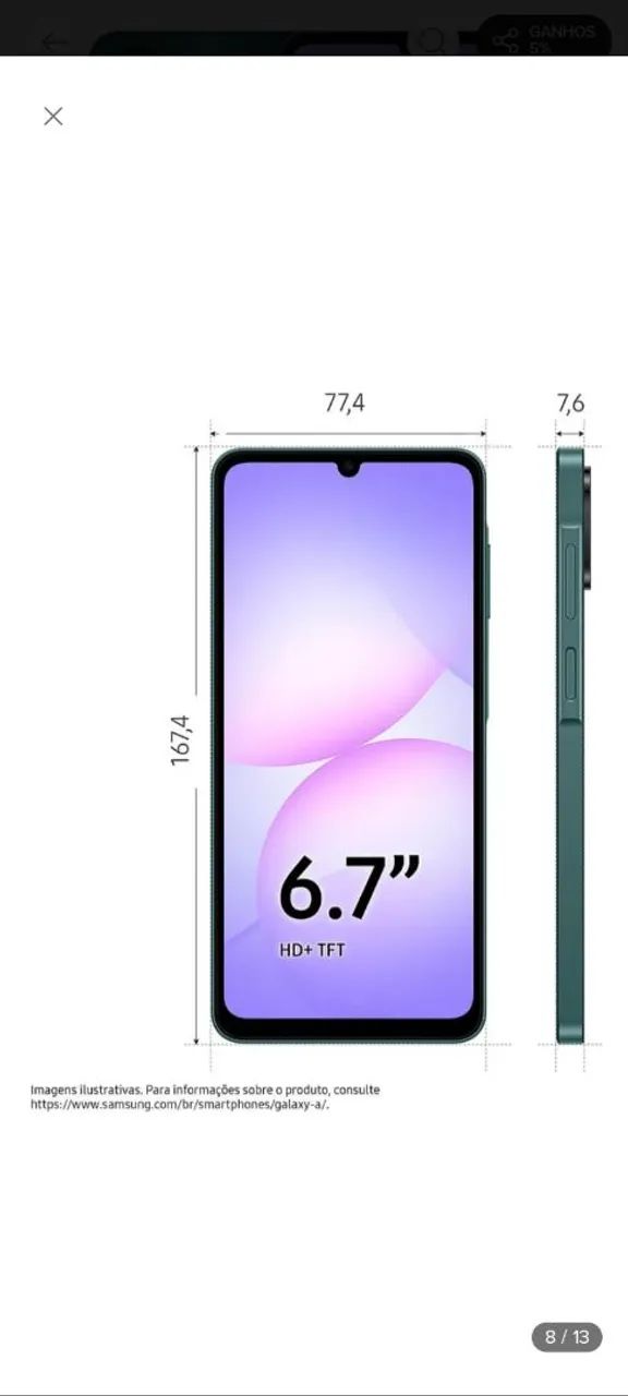 Samsung A07 - Foto 2