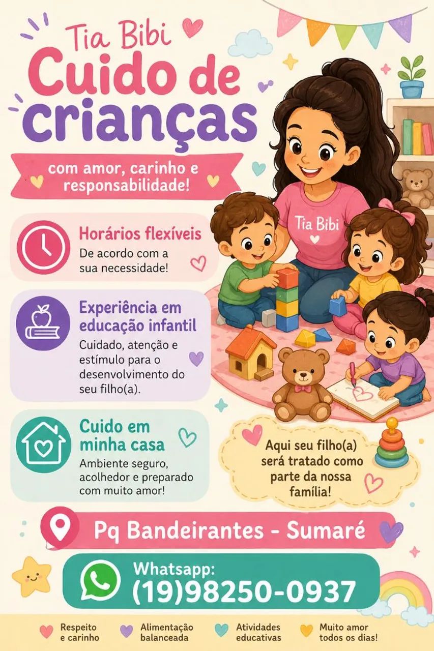Cuido de crianças 