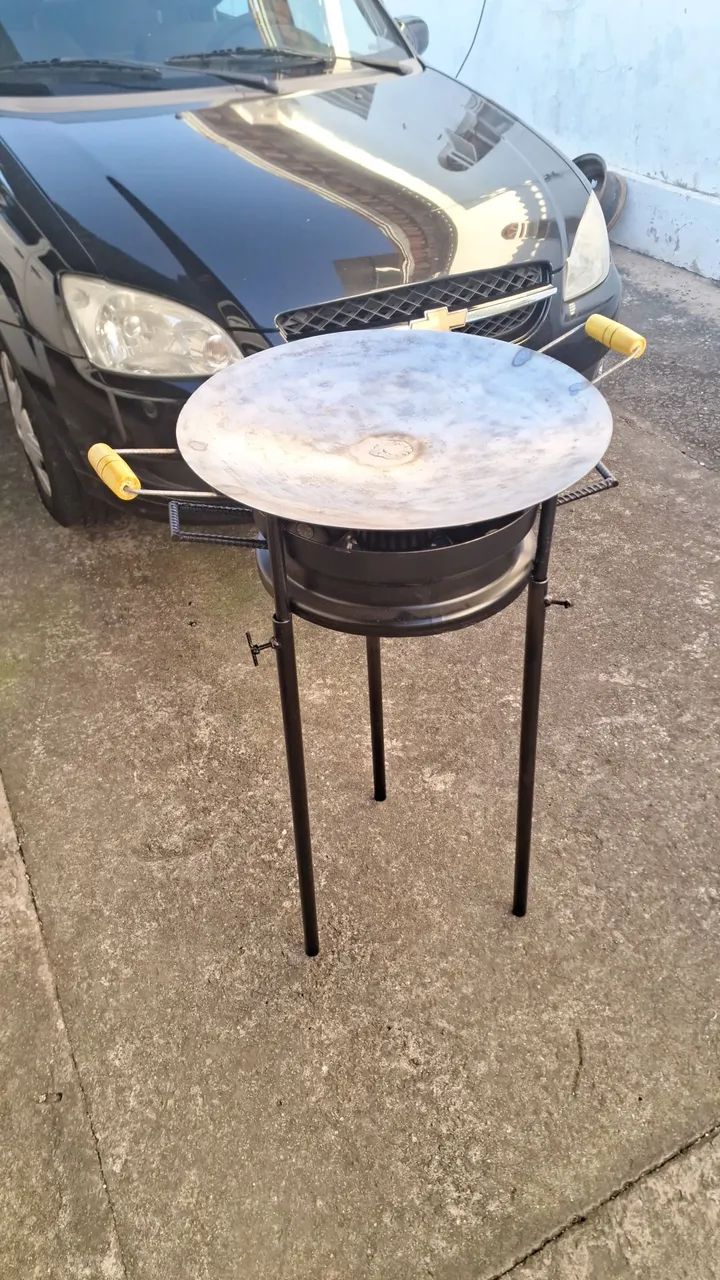 Tacho com queimador a álcool 
