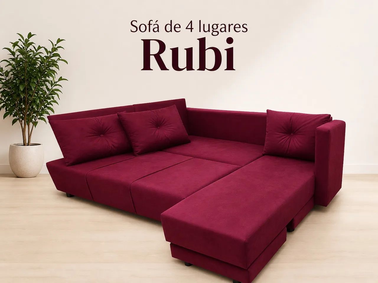 Sofá 4 Lug 3 Camas Várias Cores PAGA NA ENTREGA - Foto 2