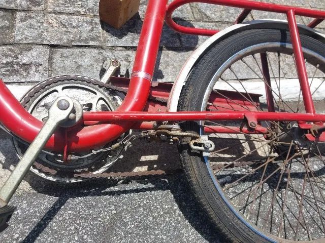 Bicicleta Caloi Berlineta Dobrável Anos 70 Original Aro 20 - Foto 6