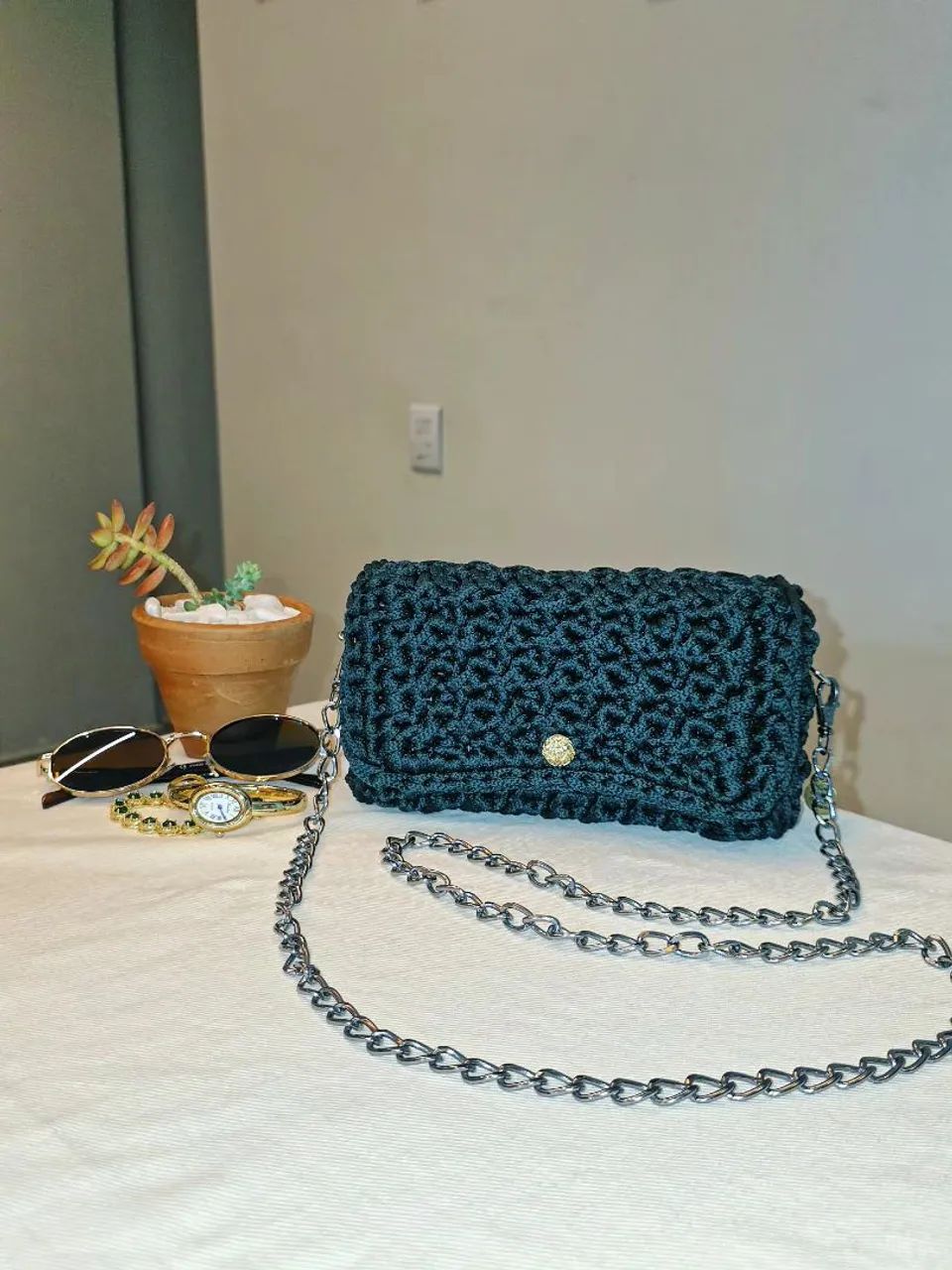 Bolsas de crochê - Foto 4