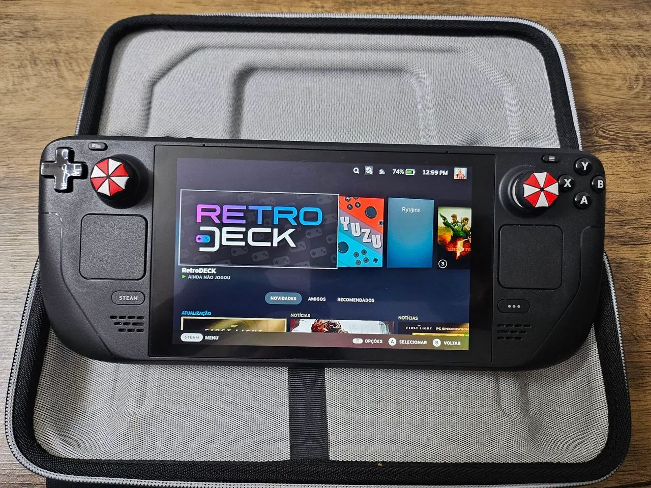 STEAM DECK LCD - Consoles de Vídeo Game - Vila Brasilândia, São