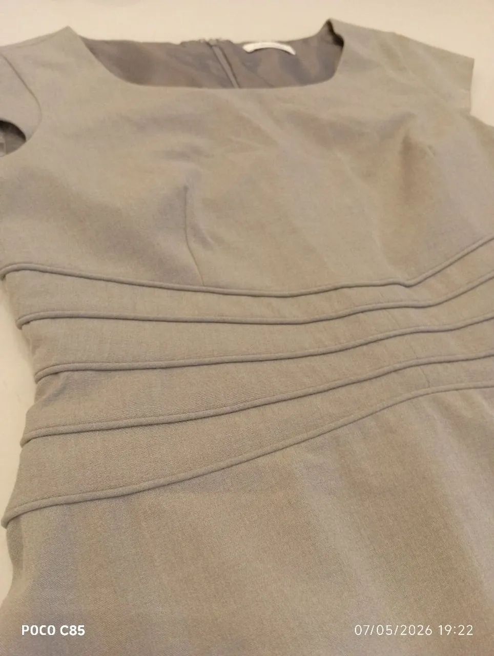 Vestido cinza Calvin Klein  - Foto 3